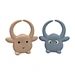 big horn sheep shaped natural latex teether toy